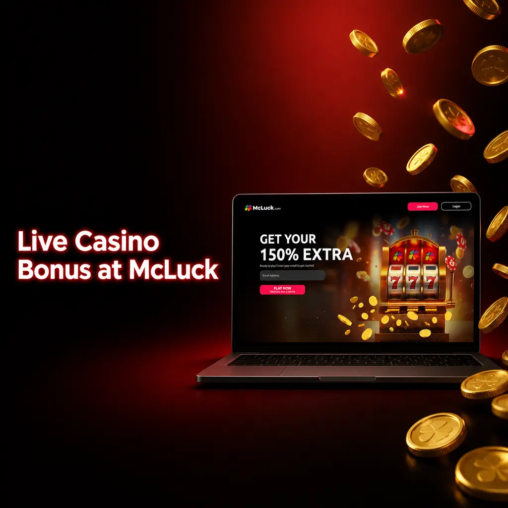 Live casino bonus at McLuck