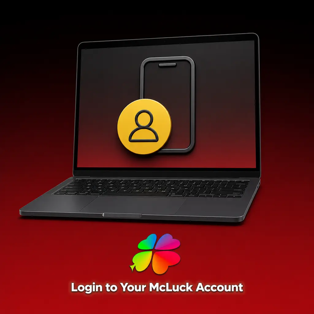McLuck account login screen