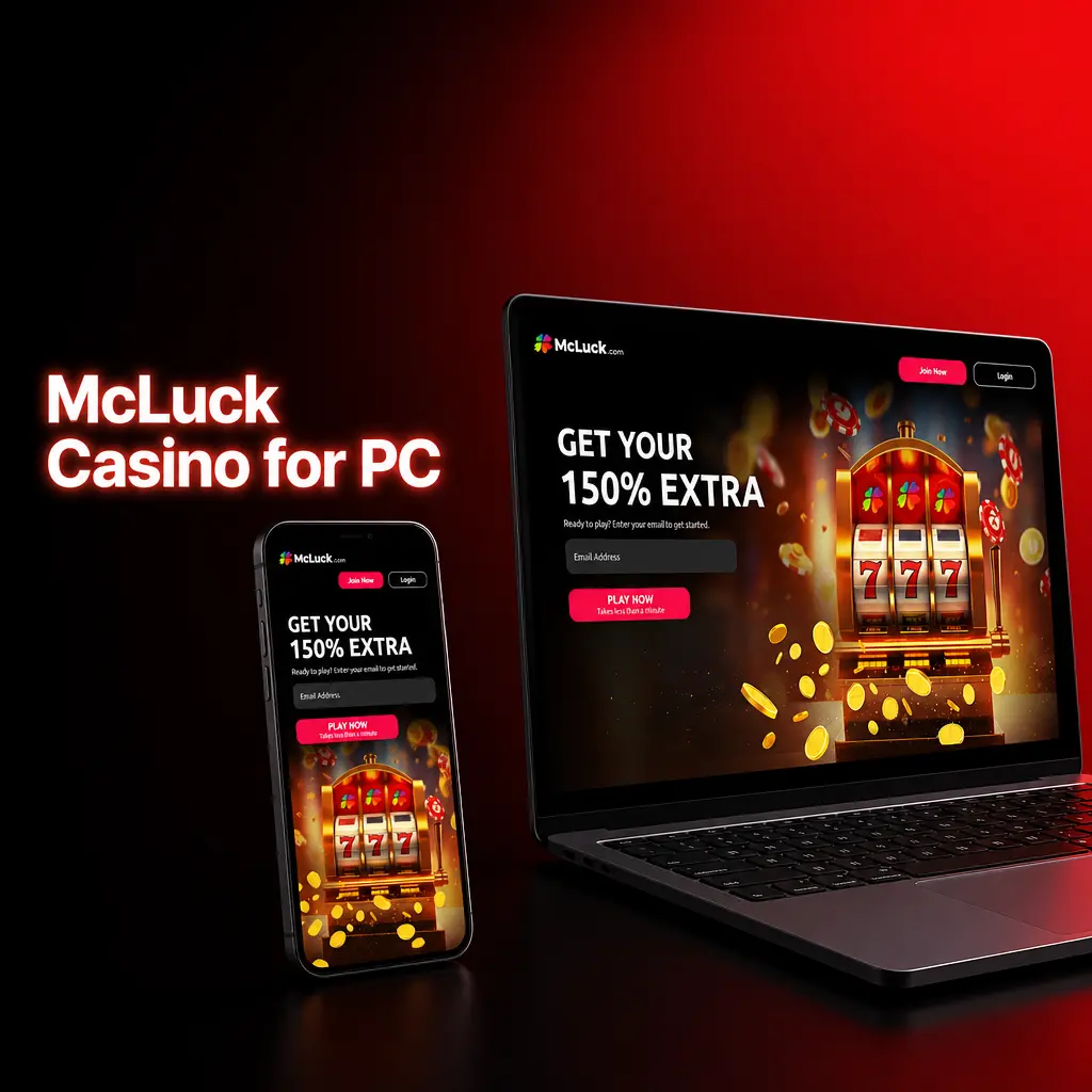 McLuck Casino accessed on a PC browser